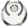 [CRY169] 4.5" Round Crystal Clock Thumbnail