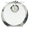 [CRY169] 4.5" Round Crystal Clock Thumbnail