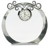 [CRY169] 4.5" Round Crystal Clock Thumbnail