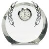 [CRY169] 4.5" Round Crystal Clock Thumbnail