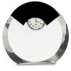 [CRY169] 4.5" Round Crystal Clock Thumbnail