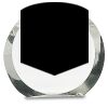 [CRY169] 4.5" Round Crystal Clock Thumbnail
