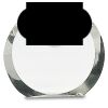 [CRY169] 4.5" Round Crystal Clock Thumbnail