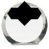 [CRY169] 4.5" Round Crystal Clock Thumbnail