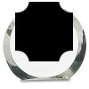 [CRY169] 4.5" Round Crystal Clock Thumbnail