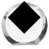 [CRY169] 4.5" Round Crystal Clock Thumbnail
