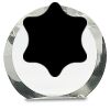 [CRY169] 4.5" Round Crystal Clock Thumbnail
