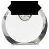 [CRY169] 4.5" Round Crystal Clock Thumbnail