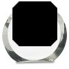 [CRY169] 4.5" Round Crystal Clock Thumbnail