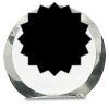[CRY169] 4.5" Round Crystal Clock Thumbnail