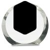 [CRY169] 4.5" Round Crystal Clock Thumbnail