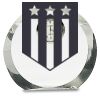 [CRY169] 4.5" Round Crystal Clock Thumbnail