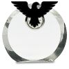 [CRY169] 4.5" Round Crystal Clock Thumbnail