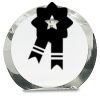 [CRY169] 4.5" Round Crystal Clock Thumbnail