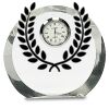[CRY169] 4.5" Round Crystal Clock Thumbnail