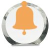 [CRY169] 4.5" Round Crystal Clock Thumbnail