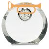 [CRY169] 4.5" Round Crystal Clock Thumbnail