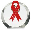 [CRY169] 4.5" Round Crystal Clock Thumbnail