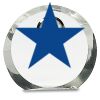 [CRY169] 4.5" Round Crystal Clock Thumbnail