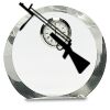 [CRY169] 4.5" Round Crystal Clock Thumbnail