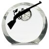 [CRY169] 4.5" Round Crystal Clock Thumbnail