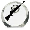 [CRY169] 4.5" Round Crystal Clock Thumbnail