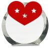 [CRY169] 4.5" Round Crystal Clock Thumbnail