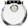 [CRY169] 4.5" Round Crystal Clock Thumbnail