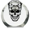 [CRY169] 4.5" Round Crystal Clock Thumbnail
