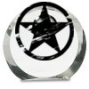[CRY169] 4.5" Round Crystal Clock Thumbnail