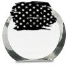 [CRY169] 4.5" Round Crystal Clock Thumbnail