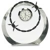 [CRY169] 4.5" Round Crystal Clock Thumbnail