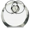 [CRY169] 4.5" Round Crystal Clock Thumbnail
