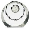[CRY169] 4.5" Round Crystal Clock Thumbnail