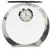 [CRY169] 4.5" Round Crystal Clock Thumbnail