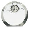 [CRY169] 4.5" Round Crystal Clock Thumbnail