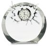 [CRY169] 4.5" Round Crystal Clock Thumbnail