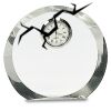 [CRY169] 4.5" Round Crystal Clock Thumbnail