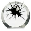 [CRY169] 4.5" Round Crystal Clock Thumbnail