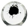 [CRY169] 4.5" Round Crystal Clock Thumbnail