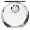 [CRY169] 4.5" Round Crystal Clock Thumbnail