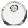 [CRY169] 4.5" Round Crystal Clock Thumbnail