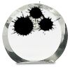 [CRY169] 4.5" Round Crystal Clock Thumbnail