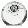 [CRY169] 4.5" Round Crystal Clock Thumbnail
