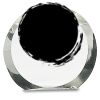 [CRY169] 4.5" Round Crystal Clock Thumbnail