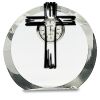 [CRY169] 4.5" Round Crystal Clock Thumbnail