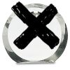 [CRY169] 4.5" Round Crystal Clock Thumbnail