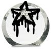 [CRY169] 4.5" Round Crystal Clock Thumbnail