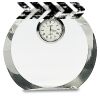 [CRY169] 4.5" Round Crystal Clock Thumbnail