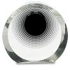 [CRY169] 4.5" Round Crystal Clock Thumbnail